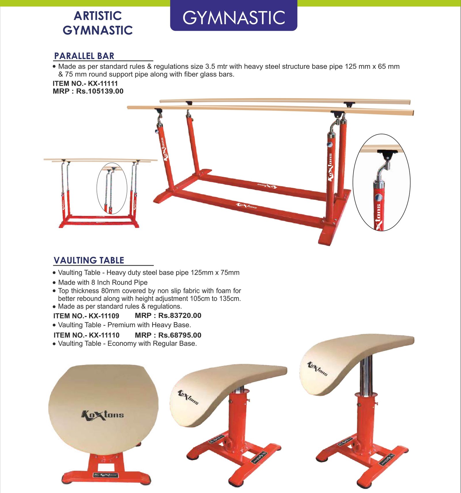 Koxtons Gymnastics Catalogue Page 138